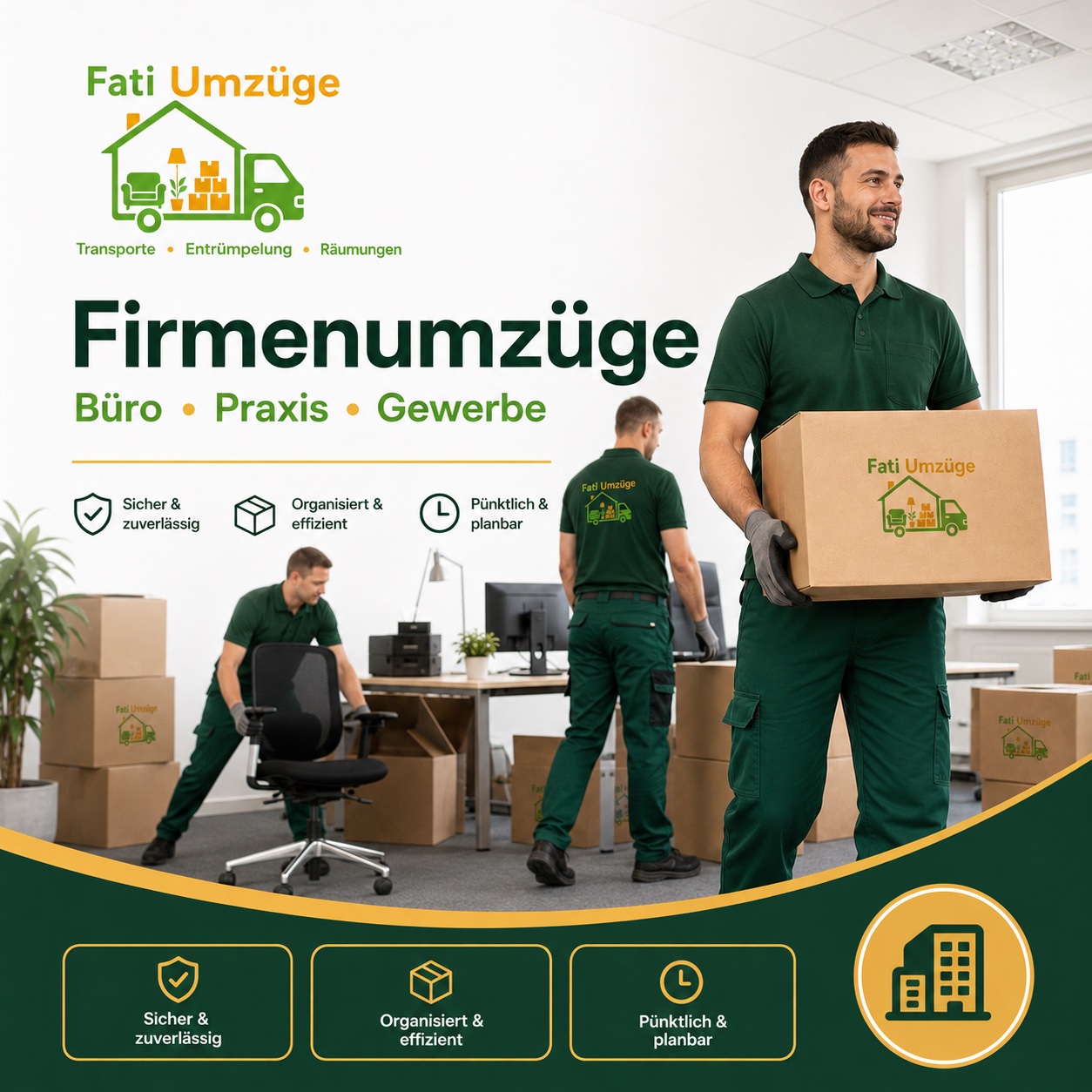 Fati Umzüge bei einem Firmenumzug