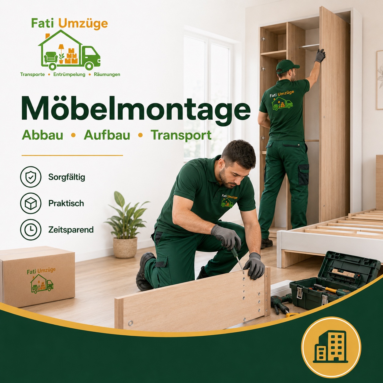 Fati Umzüge bei Möbelmontage und Packhilfe