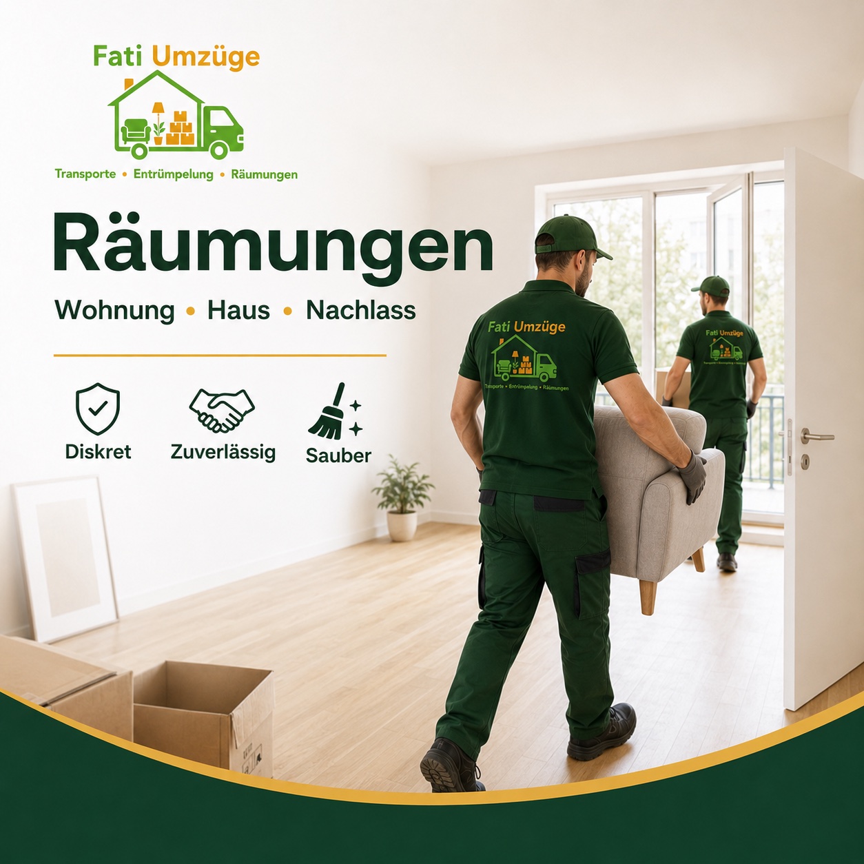Fati Umzüge bei Räumung und Haushaltsauflösung